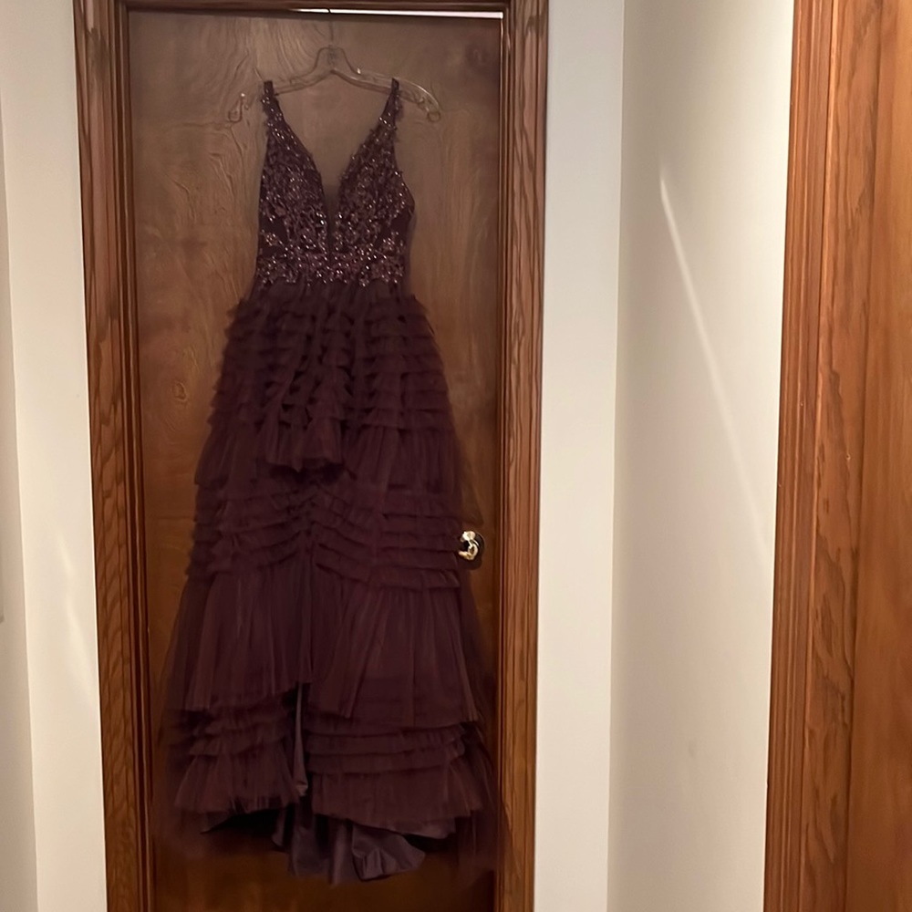 Plum Prom Dress